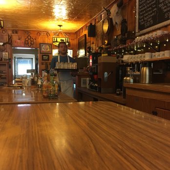 Western Cafe - Sitting at the bar on a crooked stool - Breakfast & Brunch Near Me - Bozeman, Montana