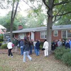 GC5 Estate Services - People lined up in the cold to get into one of our estate / tag sales.