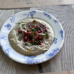 Baba - Babaganoush with pomegranate and mint