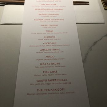 Hidden Omakase - Menu - Sushi Bars Near Me - Houston, Texas