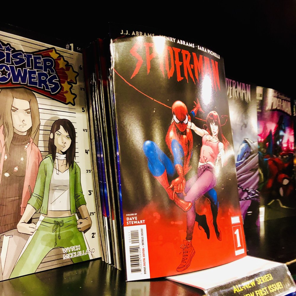 Comic books galore! Yelp