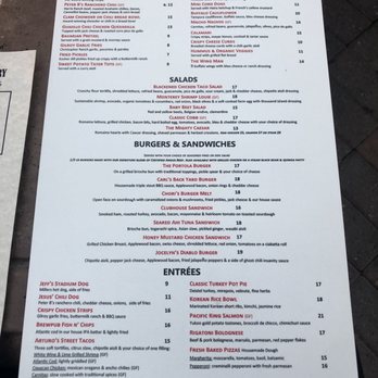 Peter B's - Menu (November 2019) - Breweries Near Me - Monterey, California Peter B's - Menu (November 2019) - Breweries Near Me - Monterey, California