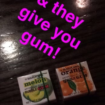 Sushi King - Complimentary fruit-flavored gum when you receive your check! - Sushi Bars Near Me - Columbia, Maryland Sushi King - Complimentary fruit-flavored gum when you receive your check! - Sushi Bars Near Me - Columbia, Maryland