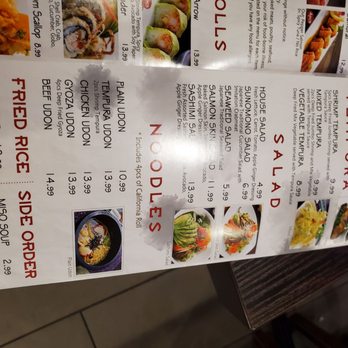 Show Sushi - Menu - Sushi Bars Near Me - San Dimas, California
