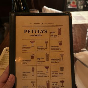 Petula's - Cocktail Bars Near Me - South Boston, Massachusetts
