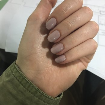 Princeton Nails - You can see here that the manicurist didn't get the top coat all the way over the nail color so I'm sure this manicure will not hold up. - Nail Salons Near Me - Princeton, New Jersey