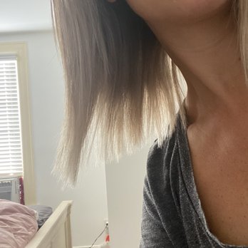 Modern Blonde Salon - You can literally see through the last couple of inches of my hair. - Hair Salons Near Me - Carlsbad, California
