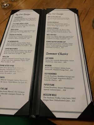Menu photo 1 Belltree Speakeasy Carrboro, NC Menu photo 1 Belltree Speakeasy Carrboro, NC
