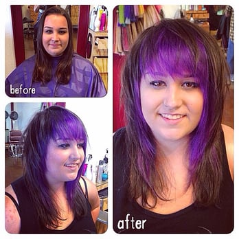 Stacy Ann's Scissor Hands - Before and after color and cut - Hair Extensions Near Me - Tempe, Arizona Stacy Ann's Scissor Hands - Before and after color and cut - Hair Extensions Near Me - Tempe, Arizona