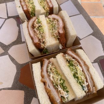 Kumo - Shrimp Katsu, Pork Katsu, Chicken Katsu (Wish they used the savory sauce in the shrimp katsu in all their sandos) - Sandwiches Near Me - San Diego, California