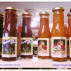 The Cottage Craftsman - Strawberry Lavender & Ginger Peach Syrups