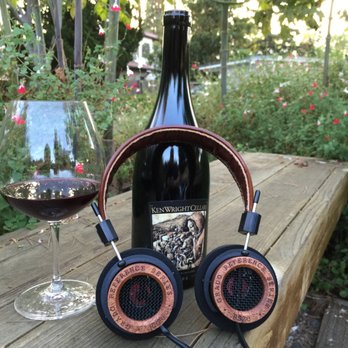 Grado Labs - My Grado S2e's with a great pinot - Electronics Near Me - Brooklyn, New York