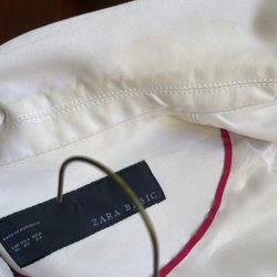 Morris Street Laundry & Dry Cleaners - Blazer still with all stains on it after dry cleaned