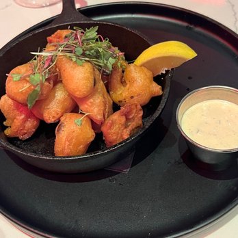 Julep Cast Iron Kitchen + Drink - Shrimp beignets - New American Near Me - Brea, California Julep Cast Iron Kitchen + Drink - Shrimp beignets - New American Near Me - Brea, California