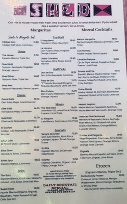 Menu photo 5 The Shed Santa Fe, NM