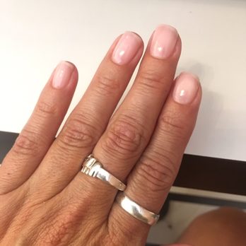 J Nail & Spa - Basic mani with Essie nude. - Nail Salons Near Me - Jersey City, New Jersey