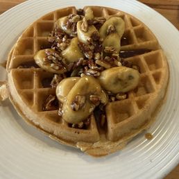 Banana's Foster Waffle Banana's Foster Waffle