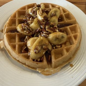 The Copper Kettle - Banana's Foster Waffle - Breakfast & Brunch Near Me - St. Pete Beach, Florida The Copper Kettle - Banana's Foster Waffle - Breakfast & Brunch Near Me - St. Pete Beach, Florida