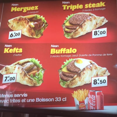 Menu photo 5 Naan Stop Paris, 75 Menu photo 5 Naan Stop Paris, 75