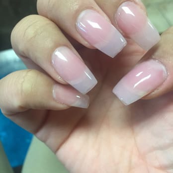 V Nails & Spa - This is my second fill with pink powder and it still looks like a brand new set! - Nail Salons Near Me - Tolleson, Arizona