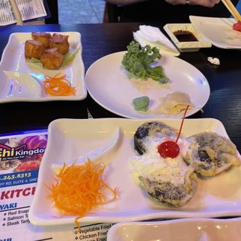 Sushi Kingdom - Fried Oreos and Shumai in the back - Sushi Bars Near Me - Greenville, South Carolina Sushi Kingdom - Fried Oreos and Shumai in the back - Sushi Bars Near Me - Greenville, South Carolina