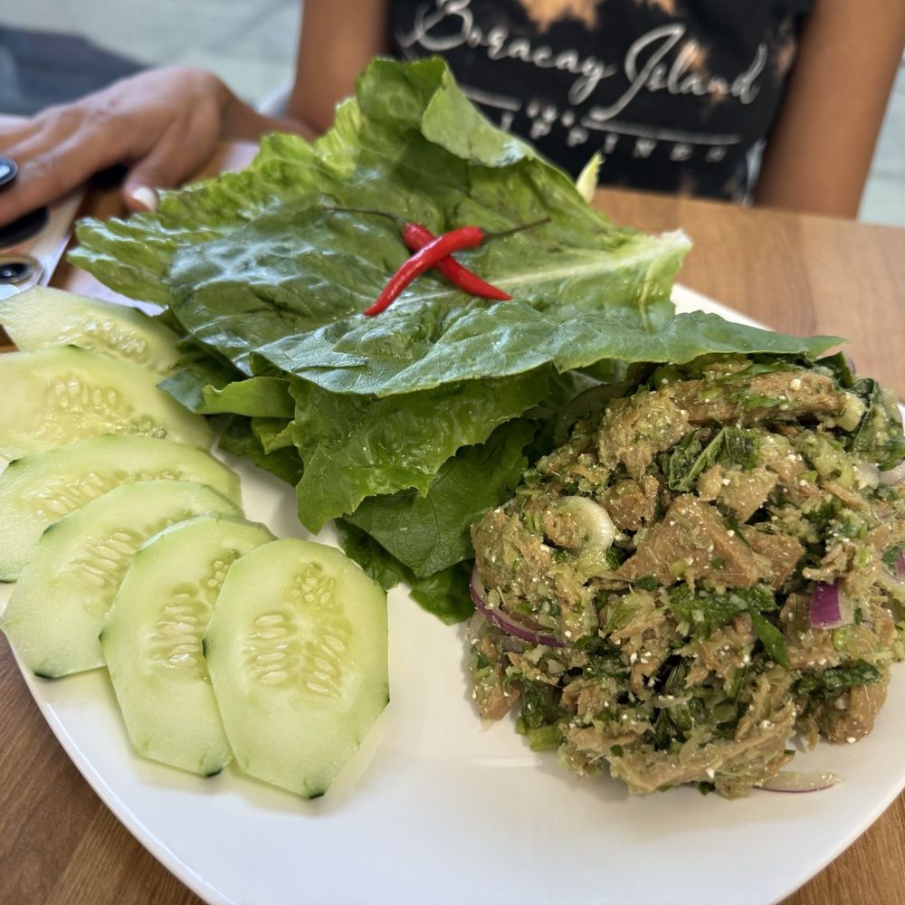 Thai Fresh 2 U - Laab with mock chicken - Asian Fusion Near Me - Rancho Cordova, California Thai Fresh 2 U - Laab with mock chicken - Asian Fusion Near Me - Rancho Cordova, California