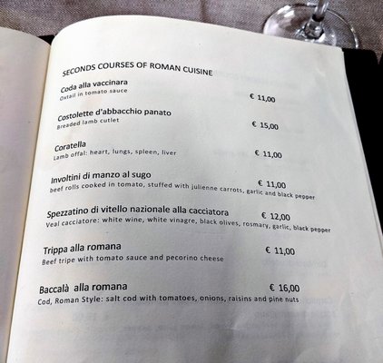 Menu photo 8 Da Cesare Rome, RM