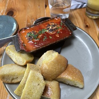 Tazza Kitchen Scott's Addition - Cast Iron Goat Cheese - New American Near Me - Richmond, Virginia Tazza Kitchen Scott's Addition - Cast Iron Goat Cheese - New American Near Me - Richmond, Virginia