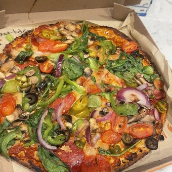 Blaze Pizza - My cauliflower pizza. - Salad Near Me - Claremont, California Blaze Pizza - My cauliflower pizza. - Salad Near Me - Claremont, California