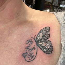 Synergy Tattoo - Memorial Butterfly Tattoo for my son Tyler