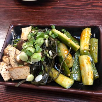 Noodle Pot - Triple delight.  Very good tofu, seaweed and cucumber! - Chinese Near Me - Las Vegas, Nevada