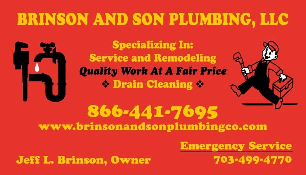 Slide of Brinson & Son Plumbing