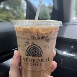 Cathedral Coffee - Honey bear mocha, iced