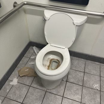 Godfather's Pizza - When you need a code to enter the restroom and discover it to be in these horrific conditions, you think twice about eating here. - Pizza Near Me - Tacoma, Washington