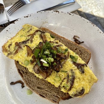 Threefold Cafe - Mega mushroom omelette - Breakfast & Brunch Near Me - Coral Gables, Florida