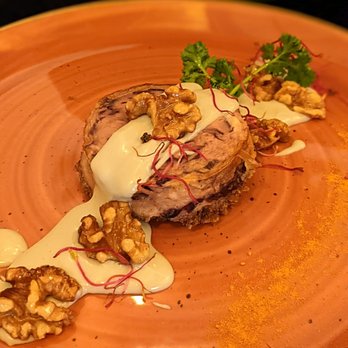 La Motta - Cheesecake with radicchio, gorgonzola cheese, and walnuts - Italian Near Me - Orta San Giulio, NO