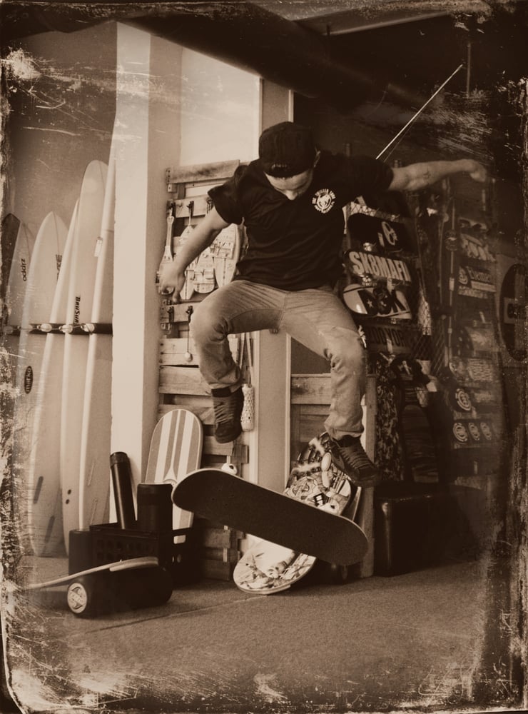 Zeke's Surf, Skate And Paddle Sports Logo