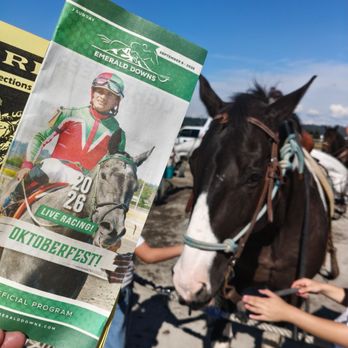 Emerald Downs - Got to pet a real racehorse! - Horse Racing Near Me - Auburn, Washington Emerald Downs - Got to pet a real racehorse! - Horse Racing Near Me - Auburn, Washington