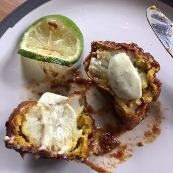 El Grifo - Inside of the buffalo cauliflower wings - Vegan Near Me - Caguas, Puerto Rico