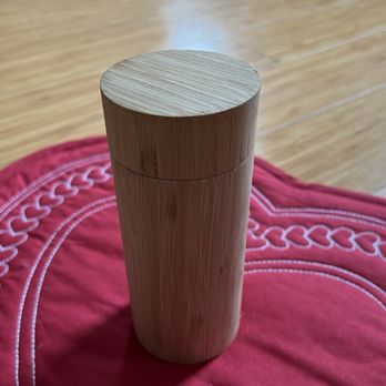 Pet Cremation By Water - This is the bamboo urn that encases the ashes. - Cremation Services Near Me - Arlington Heights, Illinois