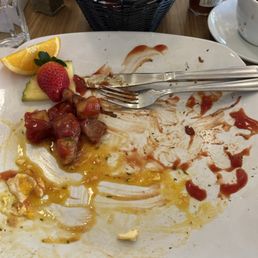 What was left