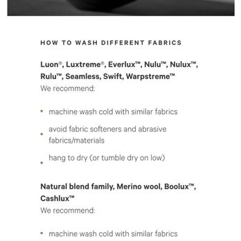 Lululemon Athletica - Nulu fabric is what's in the align pant, although it's not recommended to use downy you can TUMBLE DRY LOW! - Sports Wear Near Me - Palo Alto, California Lululemon Athletica - Nulu fabric is what's in the align pant, although it's not recommended to use downy you can TUMBLE DRY LOW! - Sports Wear Near Me - Palo Alto, California