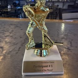 Penalty Box Sports Lounge - Over 35 Consolation Trophy