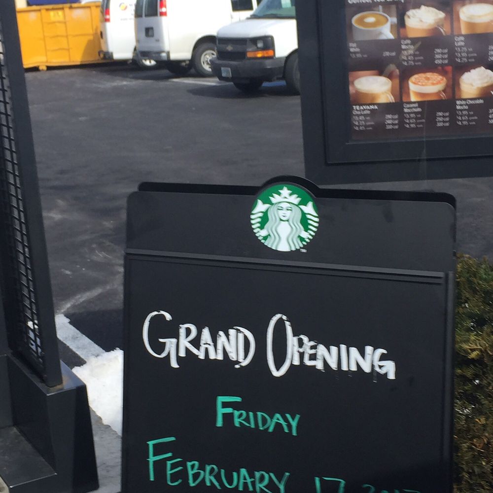 Starbucks - Starbucks of Dedham -- 875 Providence Highway, Dedham            Grand Opening! - Coffee & Tea Near Me - Dedham, Massachusetts