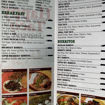Happy Taco - Menu - Mexican Near Me - Half Moon Bay, California