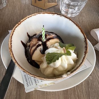 Great Maple - Birthday dessert :) - New American Near Me - Newport Beach, California Great Maple - Birthday dessert :) - New American Near Me - Newport Beach, California