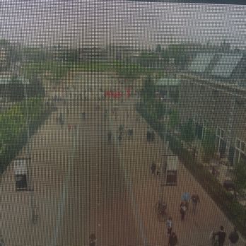 Rijksmuseum - View from top floor looking out to the park and "I AmSterdam" sign - Museums Near Me - Amsterdam, New Hampshire