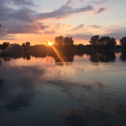 Manteno Sportsmen's Club - Beautiful sunset over the lake!