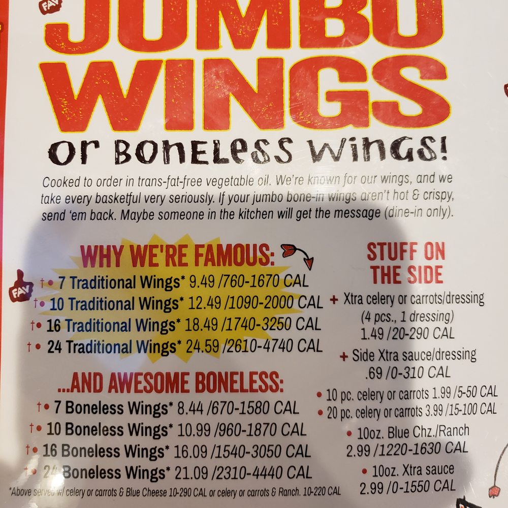 Wings Etc - wing menu - Chicken Wings Near Me - Franklin, Indiana Wings Etc - wing menu - Chicken Wings Near Me - Franklin, Indiana