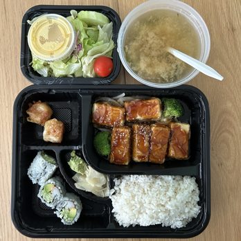Mr J Sushi - 6. Tofu Teriyaki Lunch Bento Box - Sushi Bars Near Me - Levittown, New York